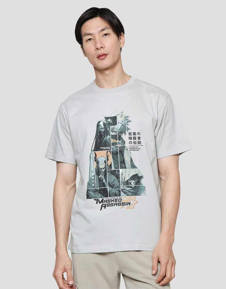 Nevada Anime Print Men's Casual T-Shirt