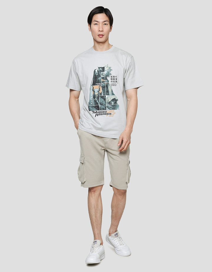 Nevada Anime Print Men's Casual T-Shirt
