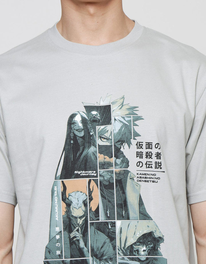 Nevada Anime Print Men's Casual T-Shirt