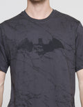 Nevada Batman Print Kaos Casual Pria