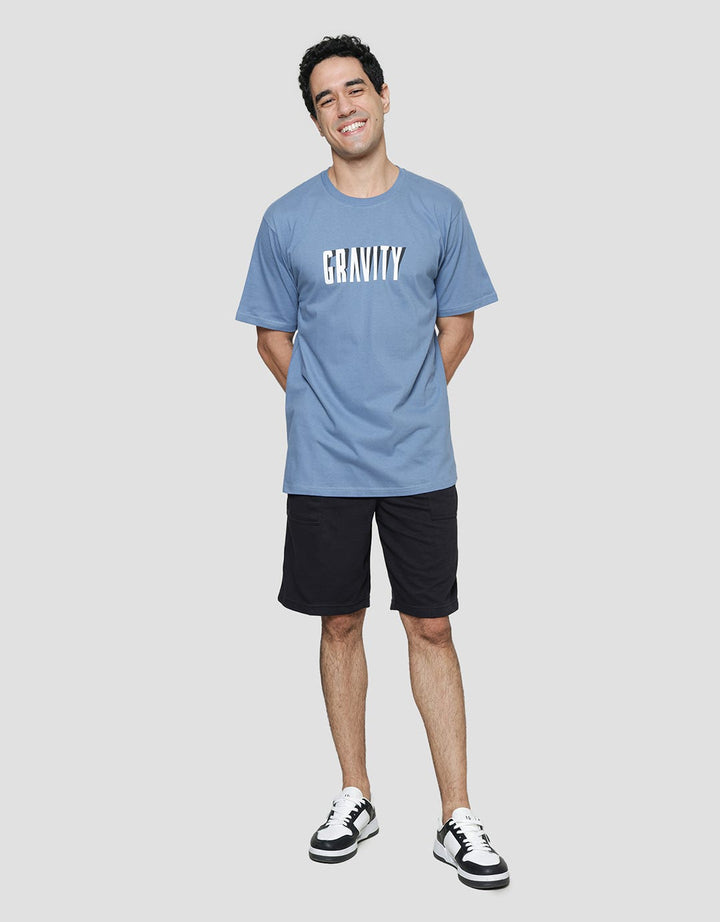 Nevada Gravity Wording Casual Men's T-Shirt