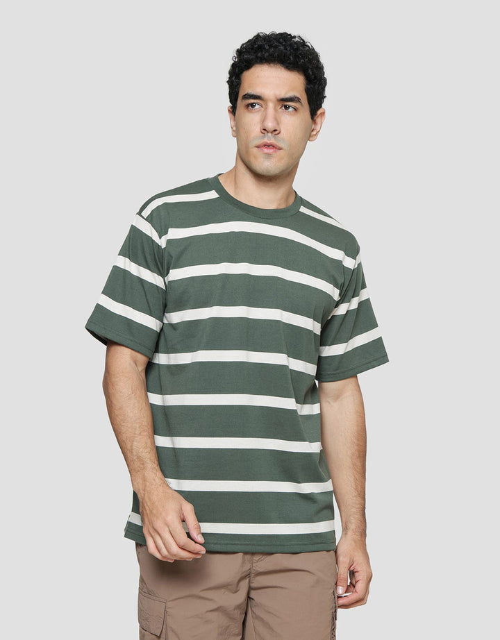Nevada Stripe Balance Kaos Casual Pria