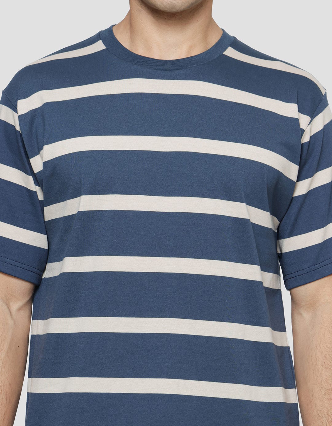 Nevada Stripe Balance Kaos Casual Pria