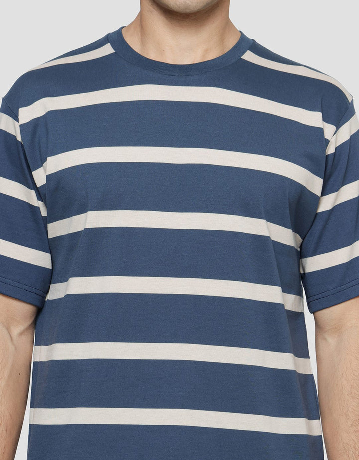 Nevada Stripe Balance Kaos Casual Pria
