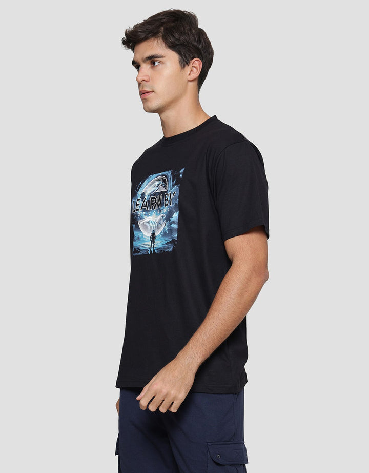 Nevada Learn By Exploring Kaos Casual Pria