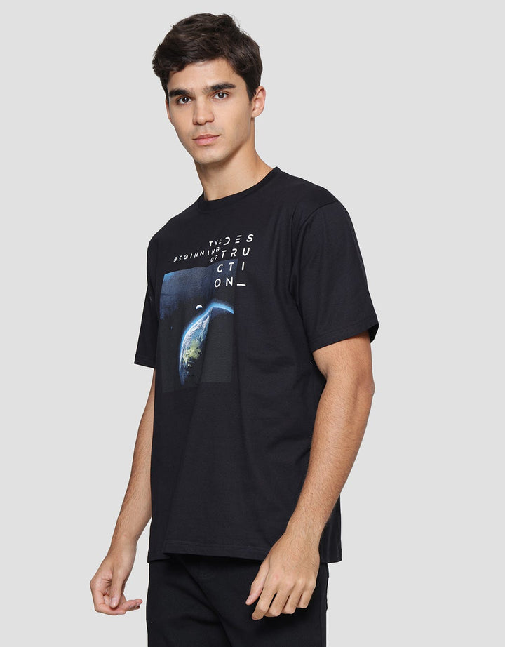 Nevada Beginning Planet Kaos Casual Pria