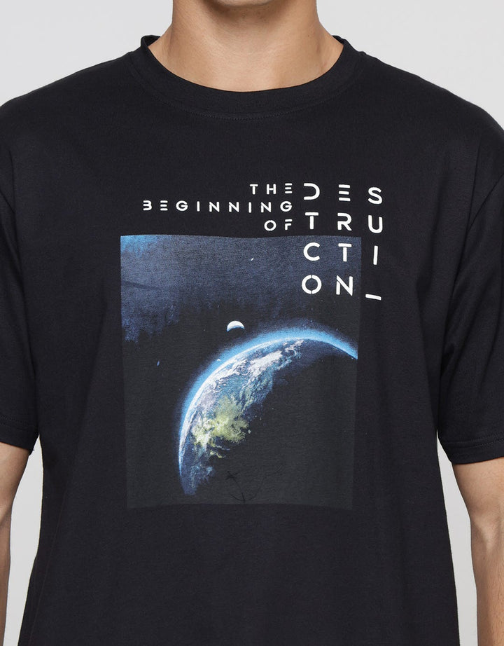 Nevada Beginning Planet Kaos Casual Pria