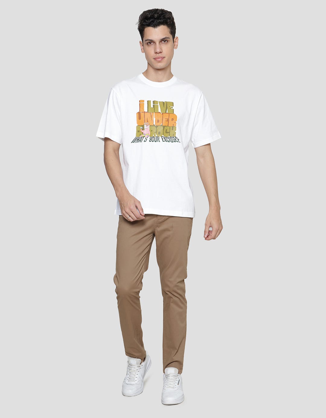 Nevada Patrick Spongebob Kaos Pria
