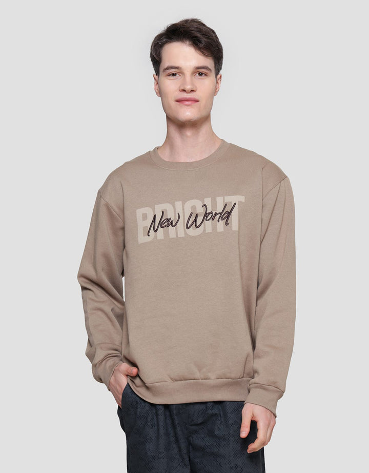 Nevada Wording Bright New World Sweater Pria
