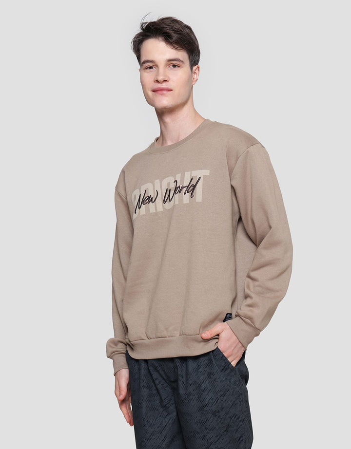 Nevada Wording Bright New World Sweater Pria