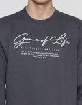 Nevada Wording Print Men's Sweater
