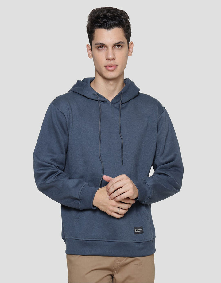 Nevada Fleece Label Sweater Hoodie Pria