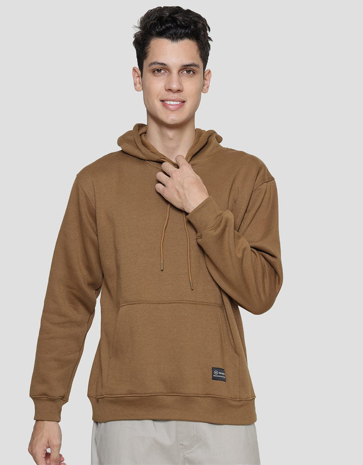 Nevada Fleece Label Sweater Hoodie Pria