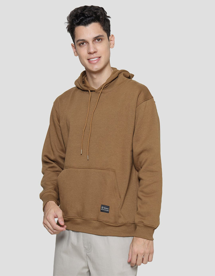 Nevada Fleece Label Sweater Hoodie Pria