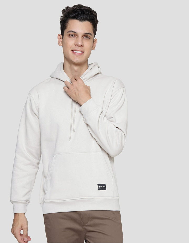 Nevada Fleece Label Sweater Hoodie Pria