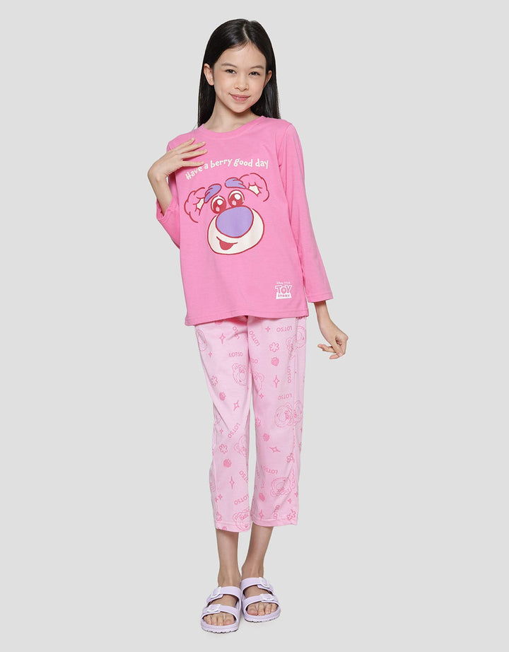 Disney Lotso Swlotso One Set Baju Tidur Anak Perempuan