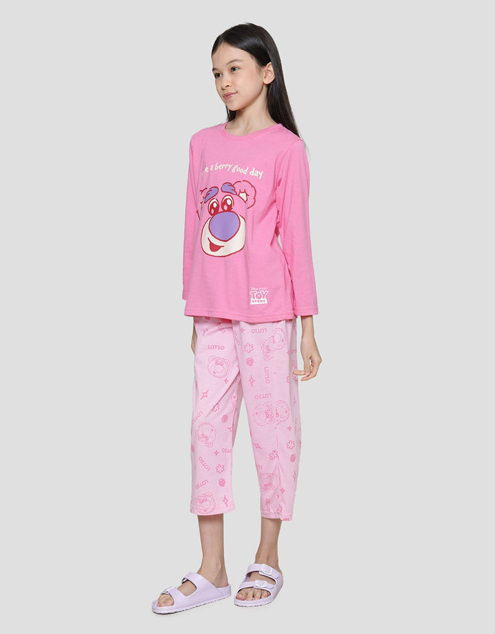 Disney Lotso Swlotso One Set Baju Tidur Anak Perempuan