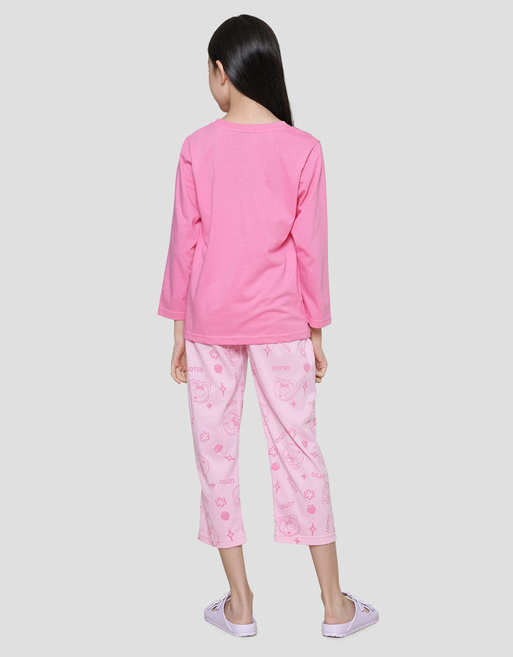 Disney Lotso Swlotso One Set Baju Tidur Anak Perempuan