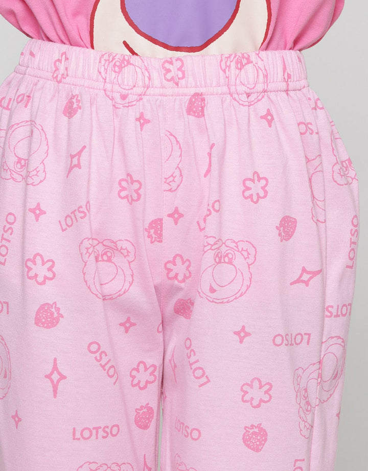 Disney Lotso Swlotso One Set Baju Tidur Anak Perempuan