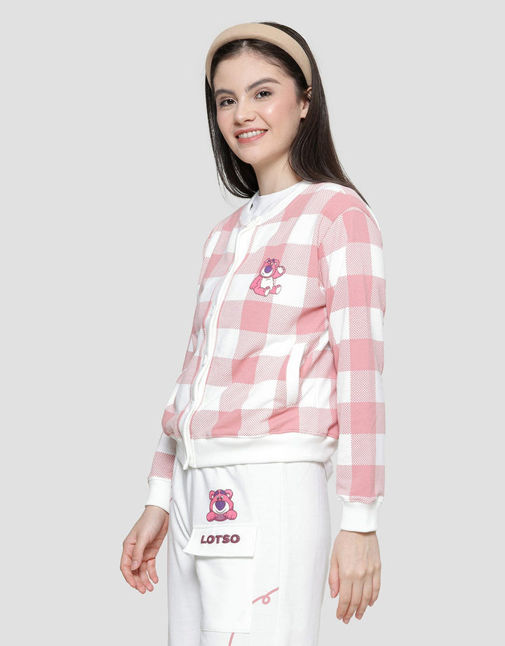 Disney Full Print Pattern Print Lotso Jaket Wanita