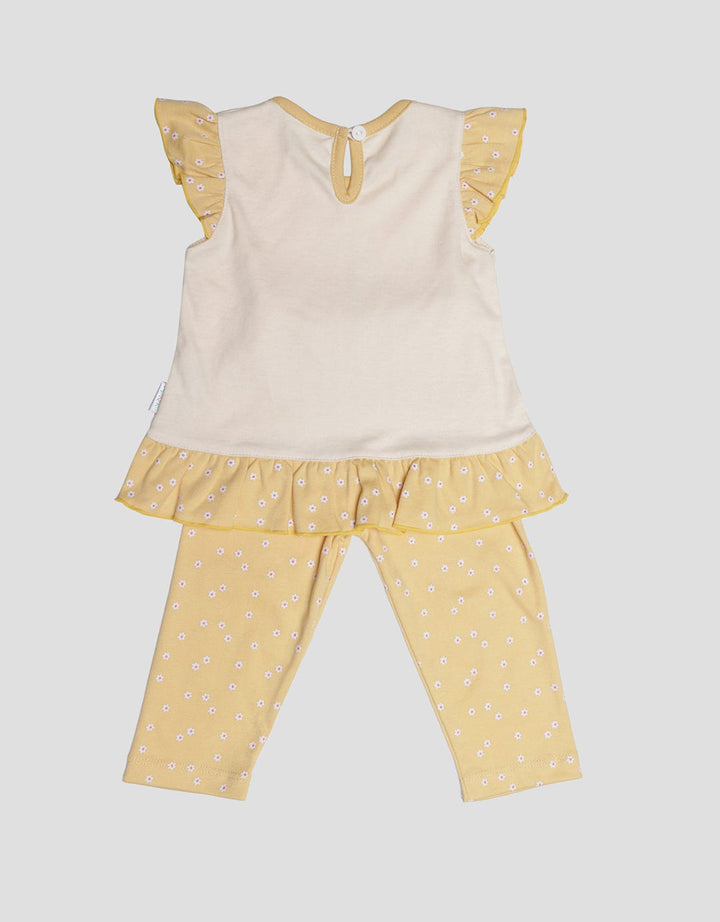 Pipiniko Legging Bunny Life Is Sweet One Set Anak Perempuan