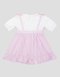 Little M Korea Two Tone Dress Anak Perempuan
