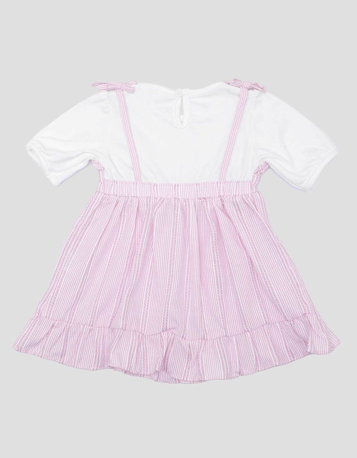 Little M Korea Two Tone Dress Anak Perempuan