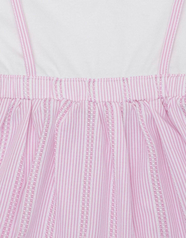 Little M Korea Two Tone Dress Anak Perempuan