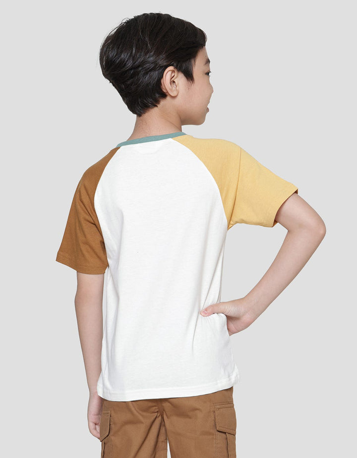 Little M  Raglan Cool Dino Legend Kaos Anak Laki-Laki