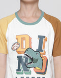 Little M  Raglan Cool Dino Legend Kaos Anak Laki-Laki