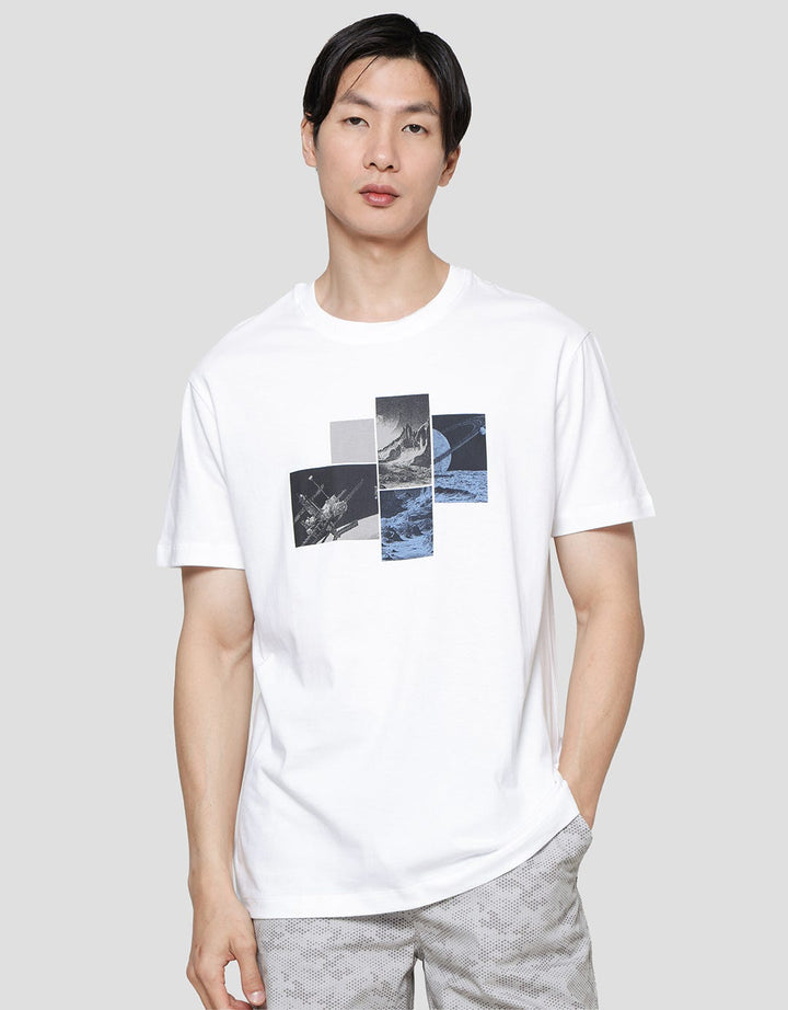 Cole Space Graphic Similar Photoprint Men's Short Sleeve T-Shirt