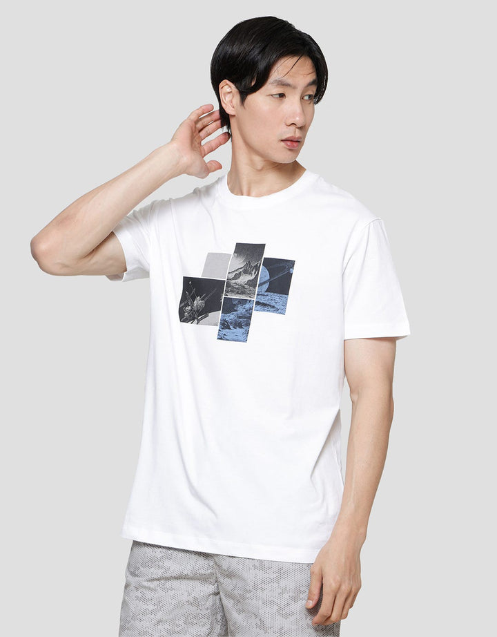 Cole Space Graphic Similar Photoprint Men's Short Sleeve T-Shirt