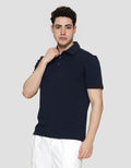 Cole Nyc Twill Knit Spandex Kaos Polo Pria