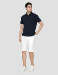 Cole Nyc Twill Knit Spandex Kaos Polo Pria