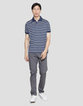 Cole Stripe Classic Men's Collared T-Shirt