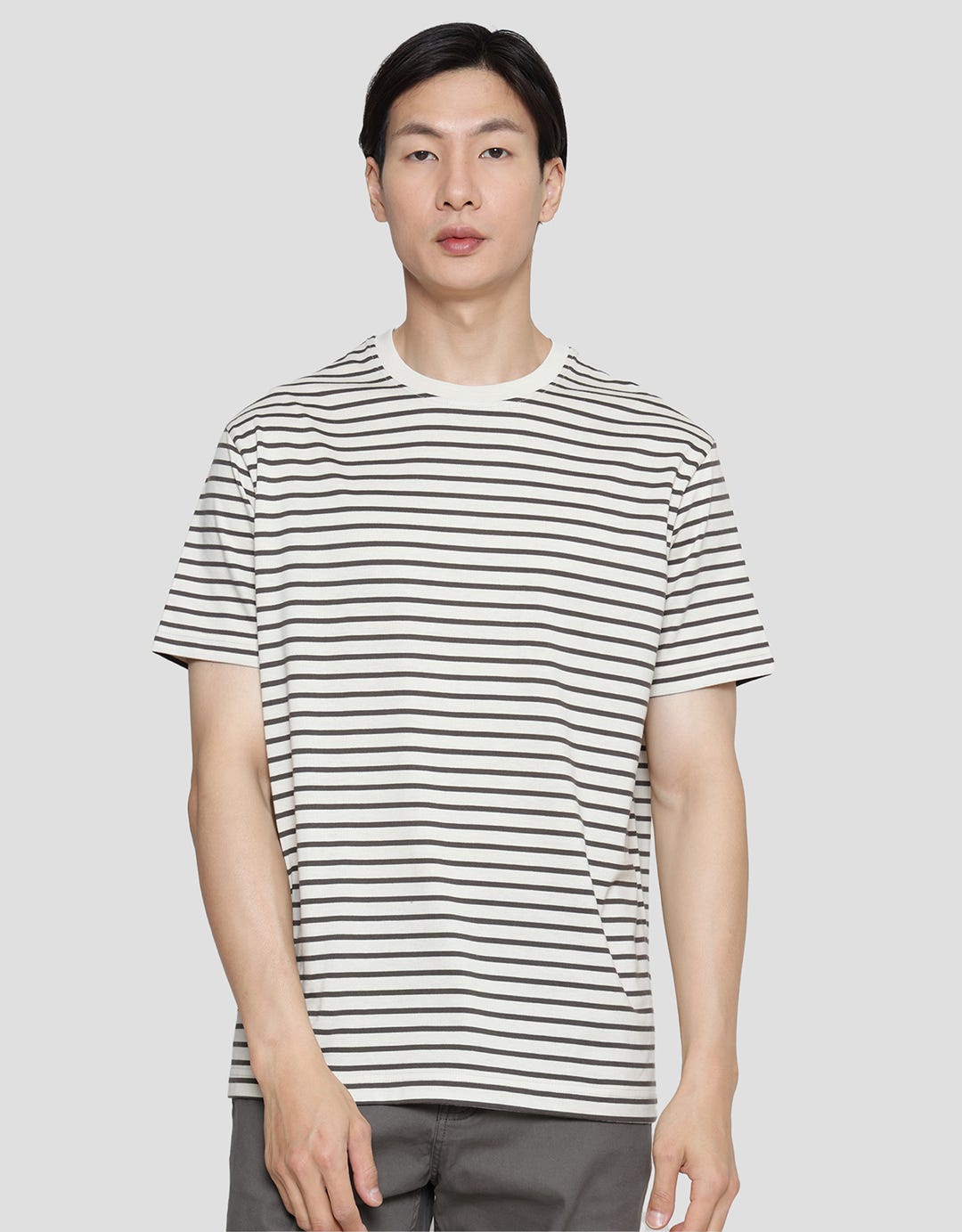 Cole Stripes Basic Men's Short Sleeve T-Shirt