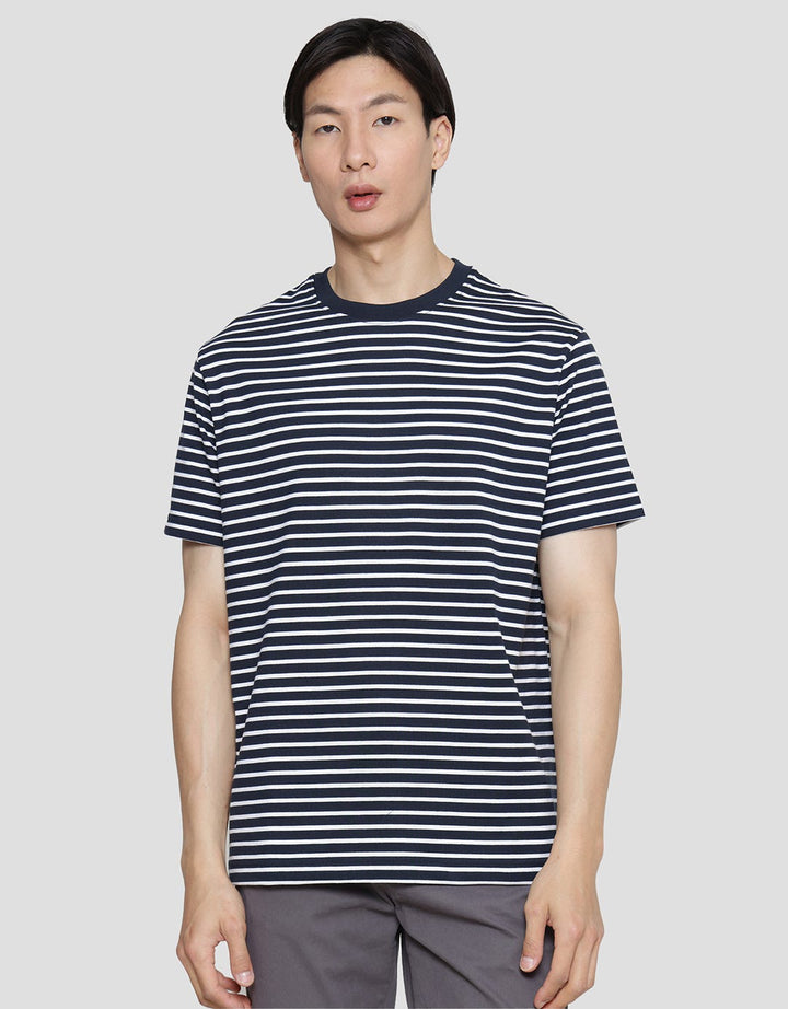 Cole Stripes Basic Men's Short Sleeve T-Shirt