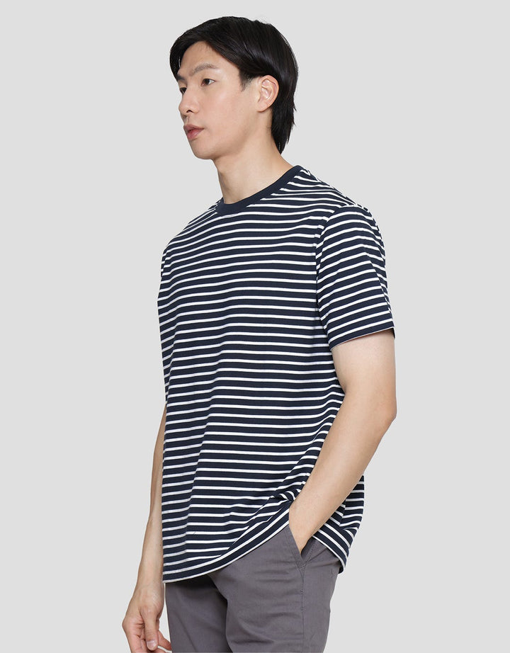 Cole Stripes Basic Men's Short Sleeve T-Shirt