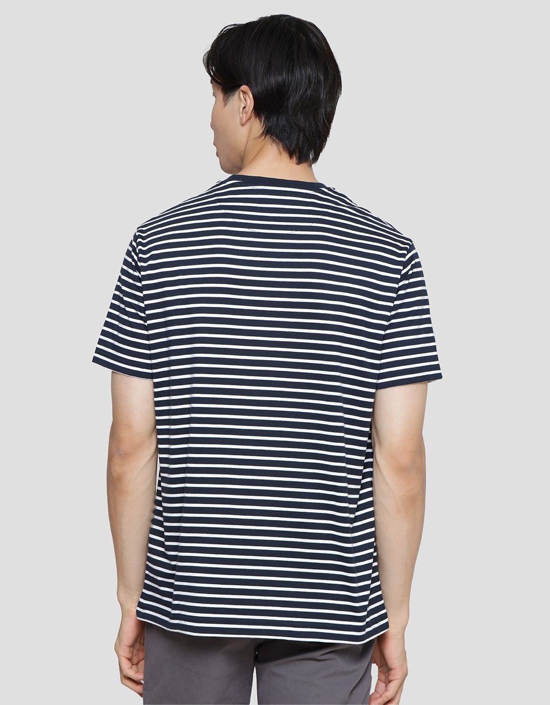 Cole Stripes Basic Men's Short Sleeve T-Shirt