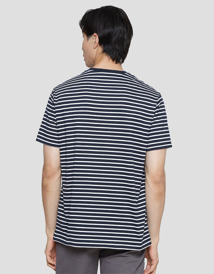Cole Stripes Basic Men's Short Sleeve T-Shirt