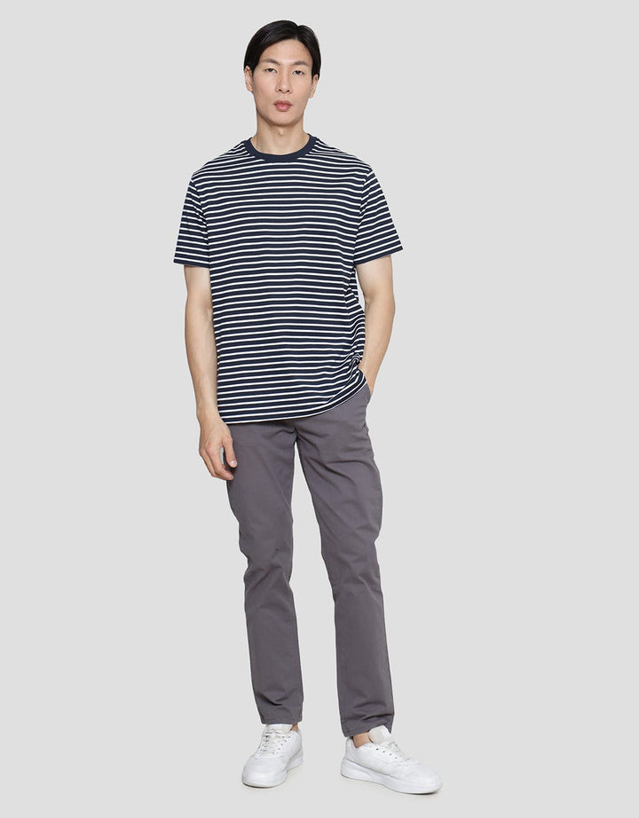 Cole Stripes Basic Men's Short Sleeve T-Shirt