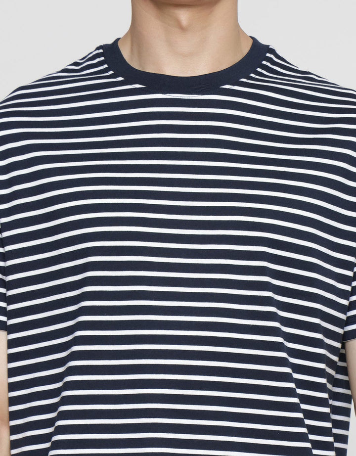 Cole Stripes Basic Men's Short Sleeve T-Shirt