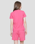 Disney Lotso Strawberry Piyama Set Wanita