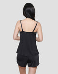 St. Yves Lace V Neck Top Boxer Set Wanita