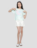 Aero Wording 100% Perfect Kaos Lengan Pendek Anak Perempuan