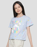 Aero Magical Unicorn Kaos Lengan Pendek Anak Perempuan