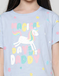 Aero Magical Unicorn Kaos Lengan Pendek Anak Perempuan