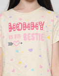 Aero Wording Mommy Kaos Lengan Pendek Anak Perempuan
