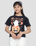 Aero Trick Or Treat Haloween Kaos Lengan Pendek Anak Perempuan