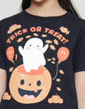 Aero Trick Or Treat Haloween Kaos Lengan Pendek Anak Perempuan